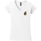 Seacoast Spartans (Ice Hockey) Softstyle Ladies Fit V-Neck T-Shirt