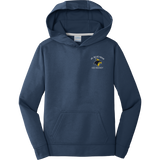 Delaware Jr. Blue Hens Youth Performance Fleece Pullover Hooded Sweatshirt